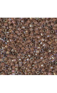 Miyuki delica Beads 11/0 - Ccocoa lined crystal ab DB-1732